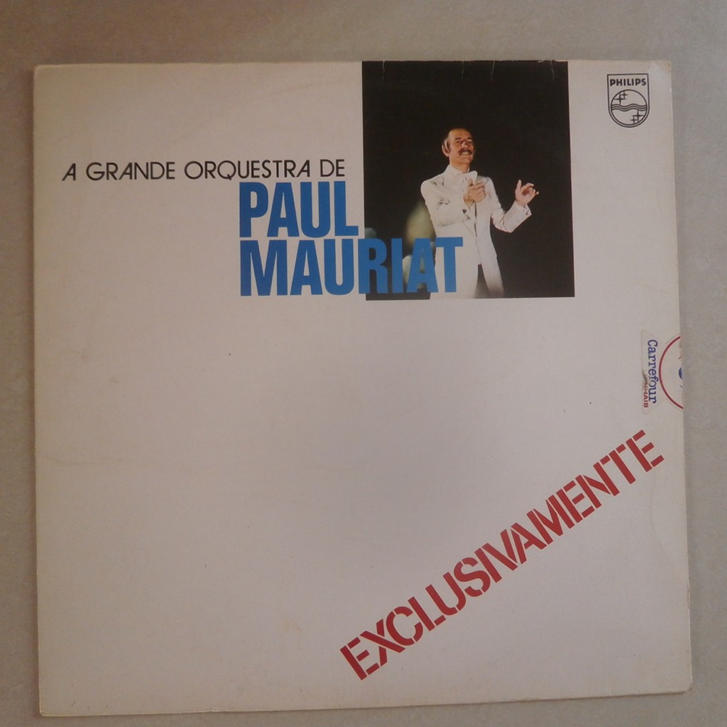 lp Paul Mauriat 1977 brasil exclusivamente, disco de vinil
