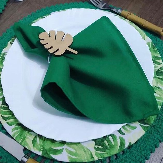 Guardanapos de Tecido com Bainha  40X40 Mesa posta Jantar Festa Casamento Aniversário 15anos