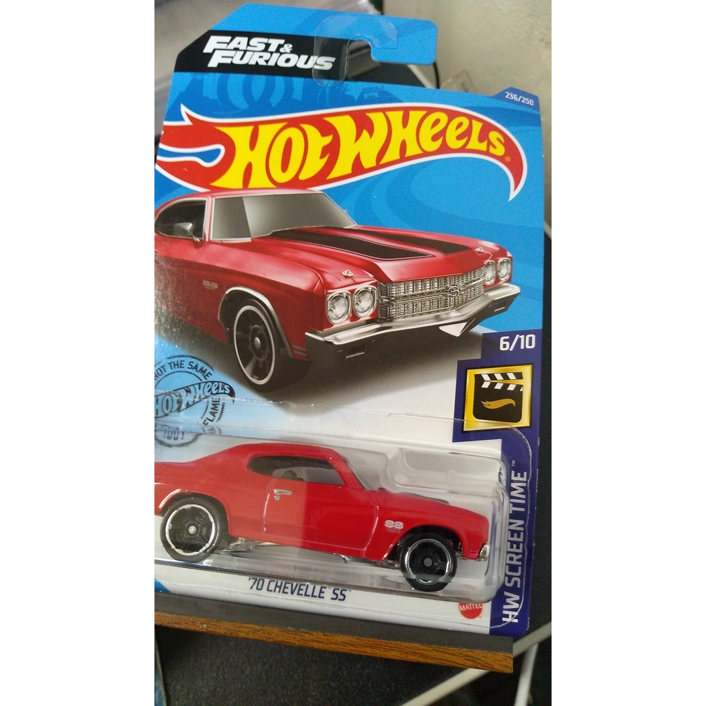 Hot Wheels Chevelle 70 Ss Velozes E Furiososfast E Furious Shopee Brasil 8129