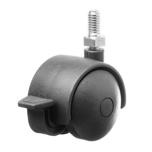 Kit 6 Rodízio Com Travas Cama Box ou Baú Rodinhas Para Móveis Em Geral Roldanas Resistentes Freios