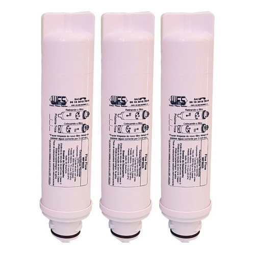 3 Filtros Refil Electrolux Purificador Pe 11 Pe11b Pe11x wfs 023