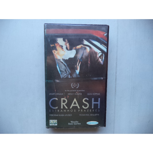 Fita Vhs CRASH Estranhos Prazeres Orig Leg Shopee Brasil