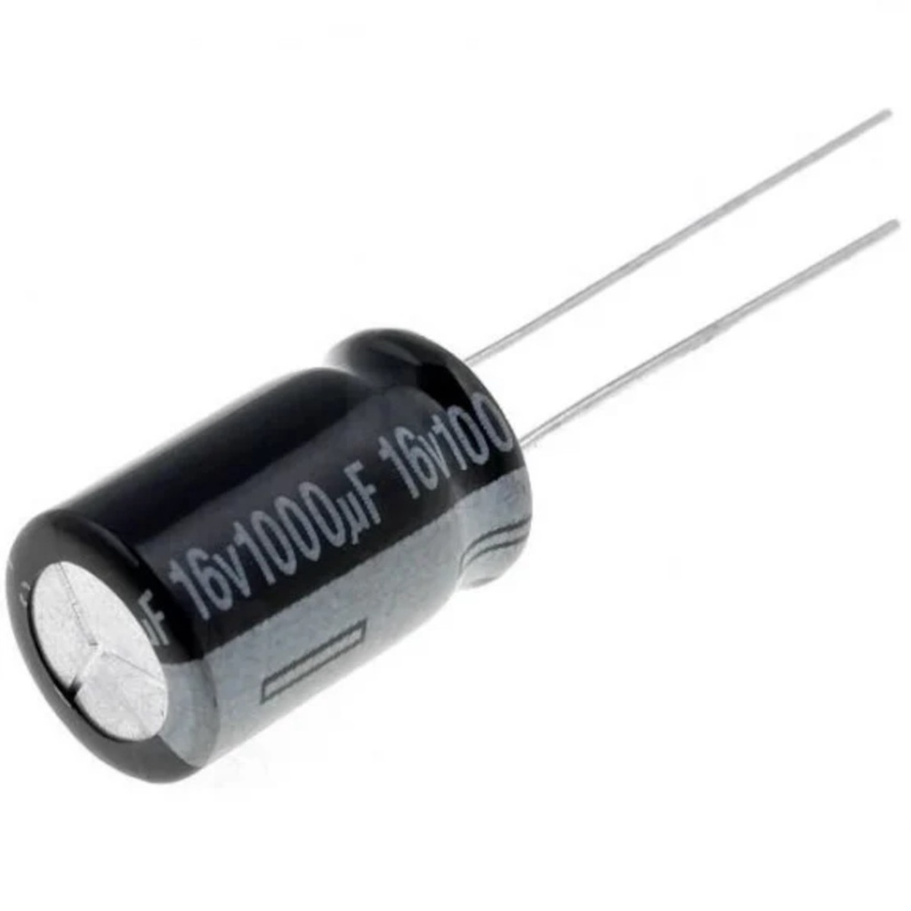Capacitor 1000uf – de 6,3V até 16V