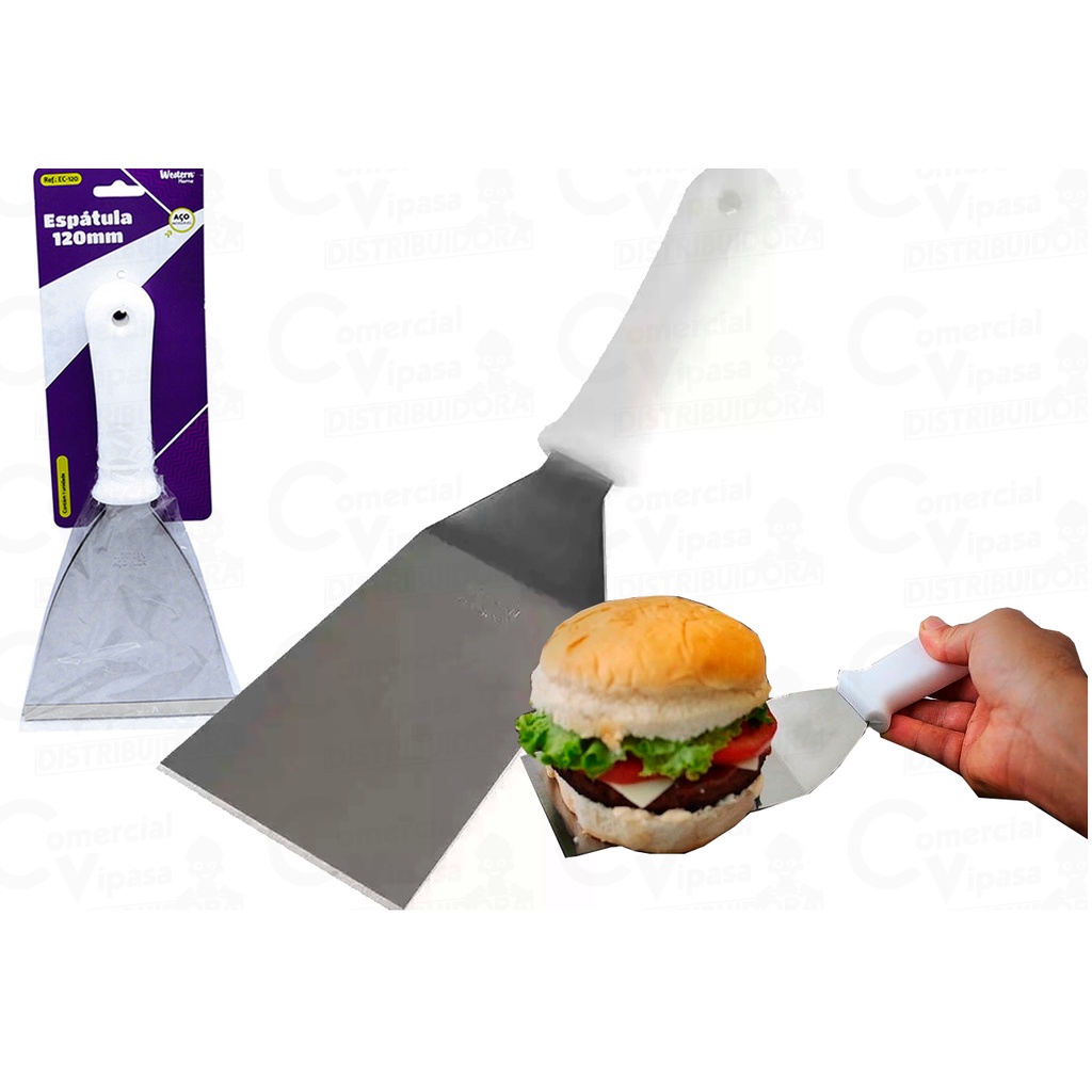 Espátula 60mm  80mm aço inox Western em Oferta na Shopee