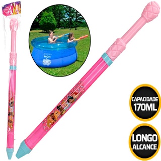 Lança Água Longo Alcance Tubo 170ml Princesas