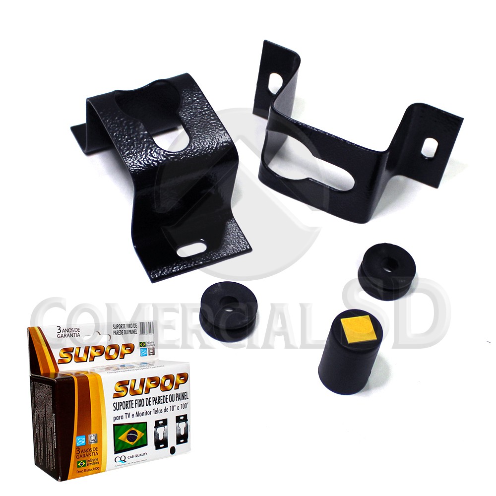 Suporte fixo para Tv de 10” a 100” polegadas para parede ou painel para Smart TV 4K Ultra HD Samsung Série 7 LED 50 polegadas