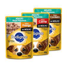 RAÇÃO ÚMIDA PEDIGREE SACHÊ PARA CÃES ADULTOS DE RAÇAS PEQUENAS