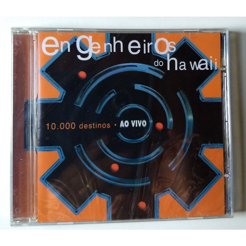 Cd Engenheiros Do Hawaii 10.000 Destinos Ao Vivo Shopee Brasil