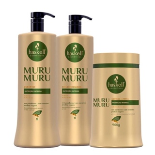Kit Haskell Murumuru Shampoo 1L + Condicionador 1L + Máscara 900g em Oferta na Shopee