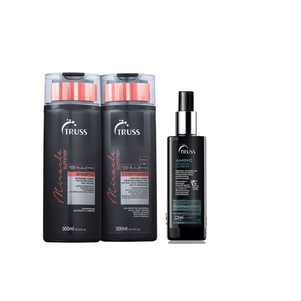 Truss Miracle Summer Shampoo e Condicionador e Amino