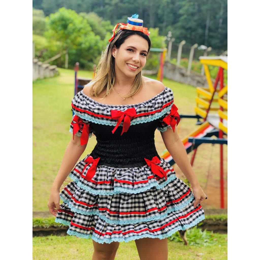 Vestido festa best sale junina gg