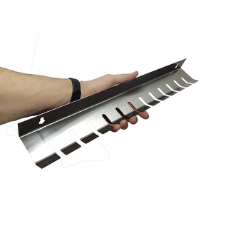 Suporte Parede Porta 12 Espetos Aço Inox Churrasco Premium