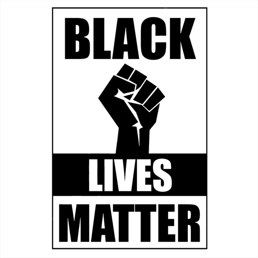 Vector Illustration In Doodle Style. Megaphone And Inscription Black Life Matter Symbol Of The Fight For Civil Rights Black Rights No Racism