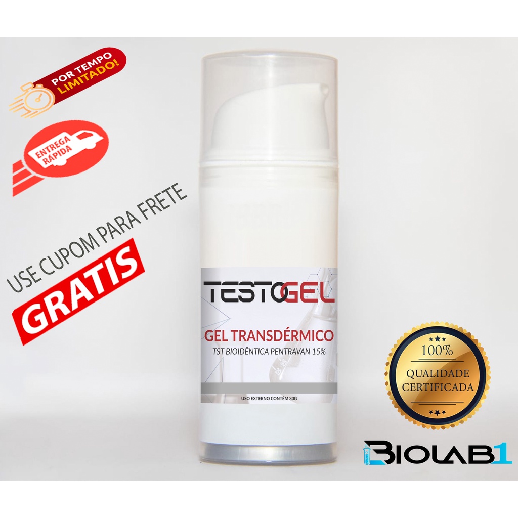 Gel transdermico bioidentico 15% (libido masculino)