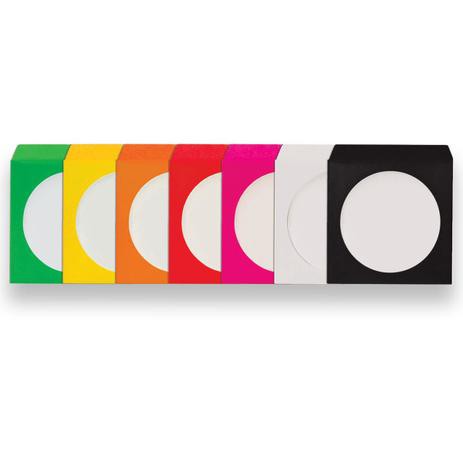 100 Unidades Envelope p/CD e DVD c/Visor Transparente - Várias Cores em Oferta na Shopee