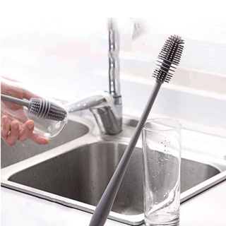 Escova Silicone Para Limpar Copo Taça Jarra Garrafa