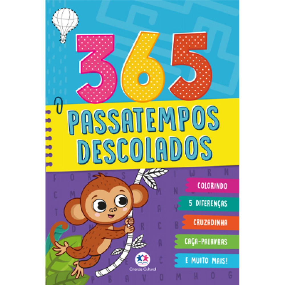 Livro - 365 Passatempos descolados em Oferta na Shopee