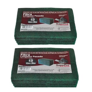 Fibra Limpeza Pesada 102mmx260mm - Ref.9506 - Superpro Bettanin - Kit 02 pacotes de 10 fibras cada
