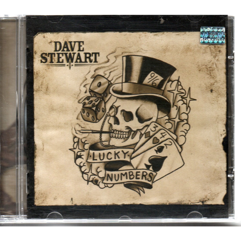 CD DAVE STEWART EURYTHIMCS - LUCKY NUMBERS ( SONY ) 2013