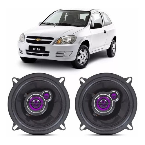 Par Alto Falantes Dianteira 5 Pioneer 100w Celta 2 Portas