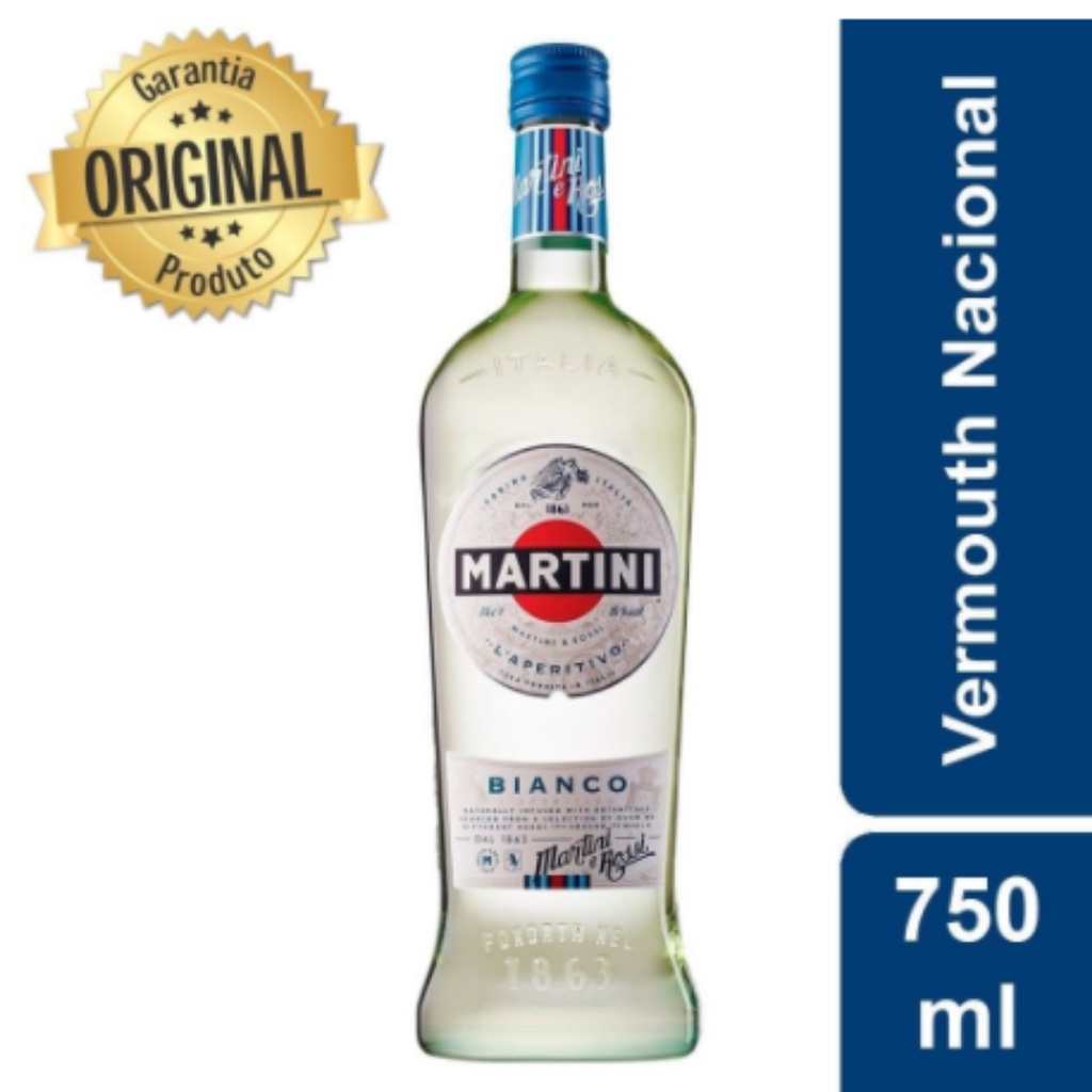 Martini Vermouth Bianco 750 ml ORIGINAL Shopee Brasil