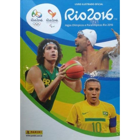 JOGOS OLÍMPICOS E PARALÍMPICOS RIO 2016 - ÁLBUM DE FIGURINHAS COMPLETO