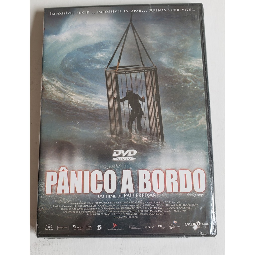 Dvd Pânico A Bordo Original Lacrado De Fábrica