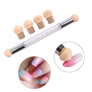 Pincel Para Esfumar Unhas Degrade Nail Art Manicure Oferta