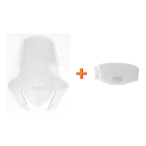 Bolha Parabrisa + Defletor Xre 300 2020  2021  Cristal Transparente