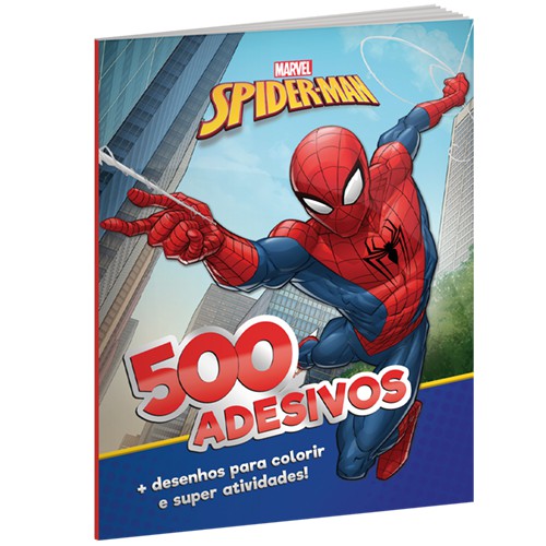 Livro 500 Adesivos E Atividade Homem Aranha Disney Culturama em Oferta na Shopee