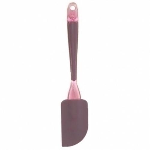 Espátula de Cozinha Silicone cabo acrílico 25cm Vermelha - Mimo Style