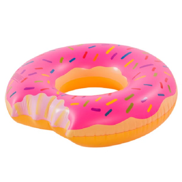 Bóia Inflável Especial Gigante Anel Donut Rosa Piscina Belfix