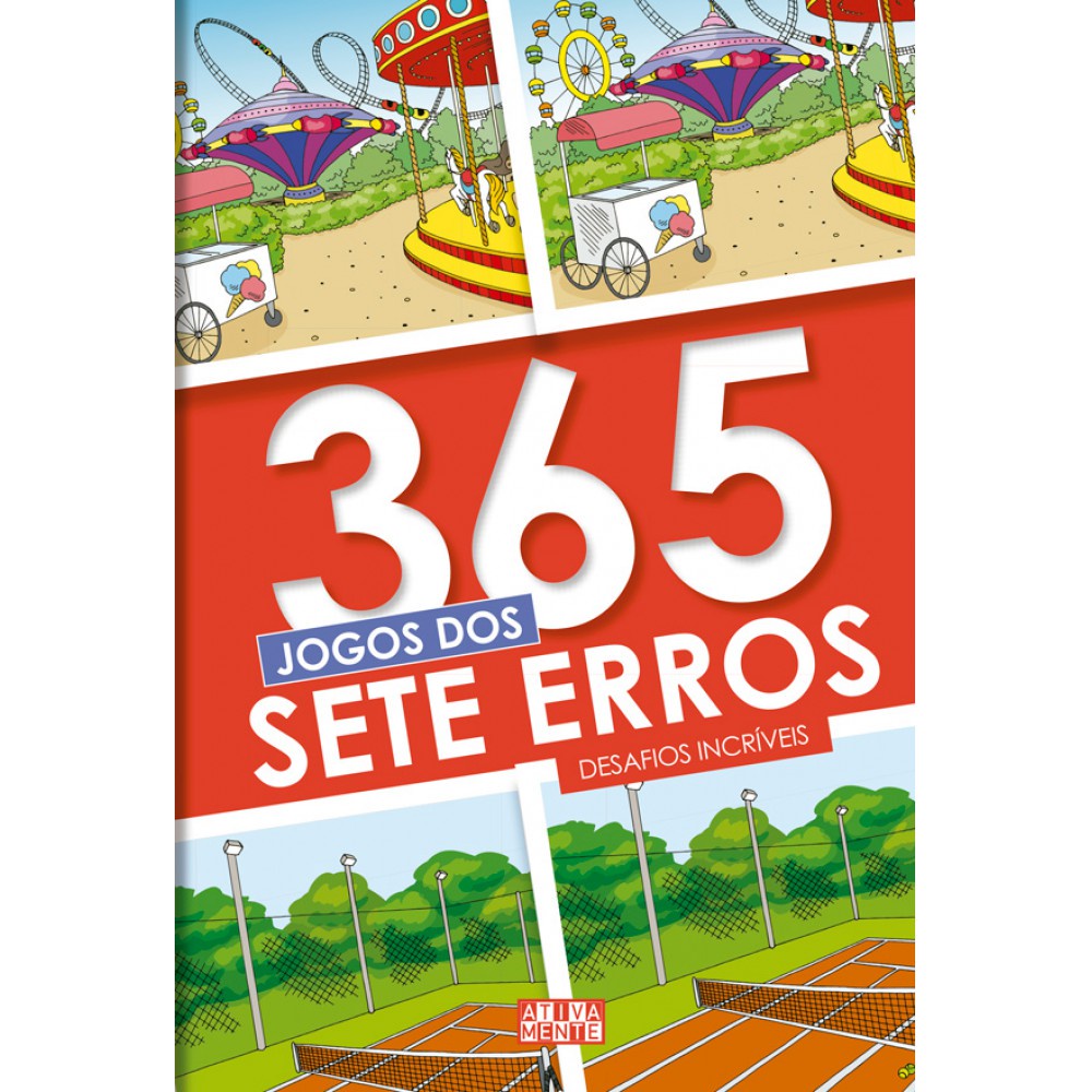 Livro - 365 jogos dos sete erros em Oferta na Shopee