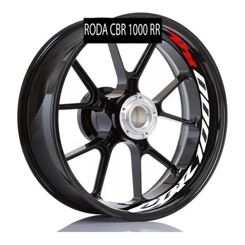Adesivo Premium Interno Roda Moto Honda Cbr1000 Cbr 1000 Rr