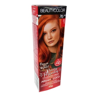 Coloração Ruivo Absoluto 45g 76.44 - Beauty Color