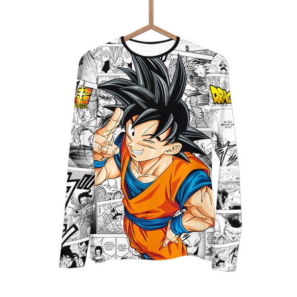 Camisa Camiseta Goku Anime Dragon Ball Z Super Kakarotto Shenlong