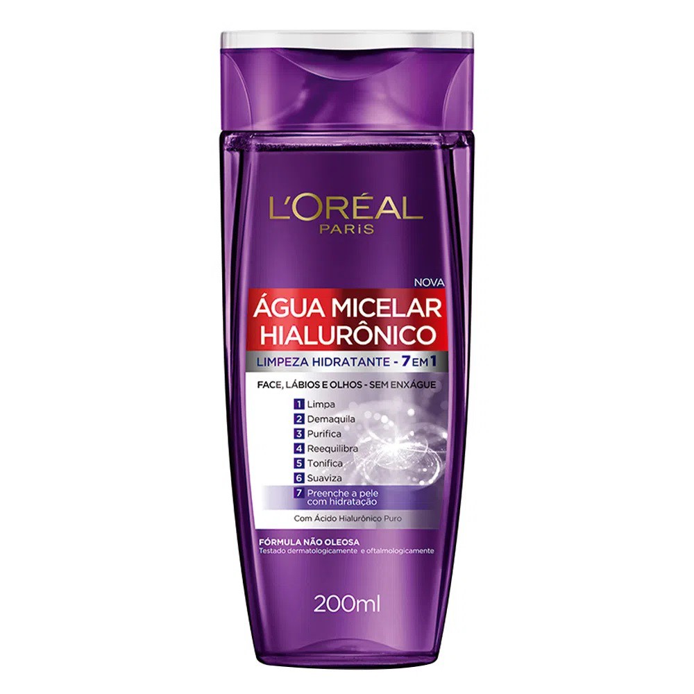 Loréal Paris Água Micelar Hialurônico 7 Em 1 200ml