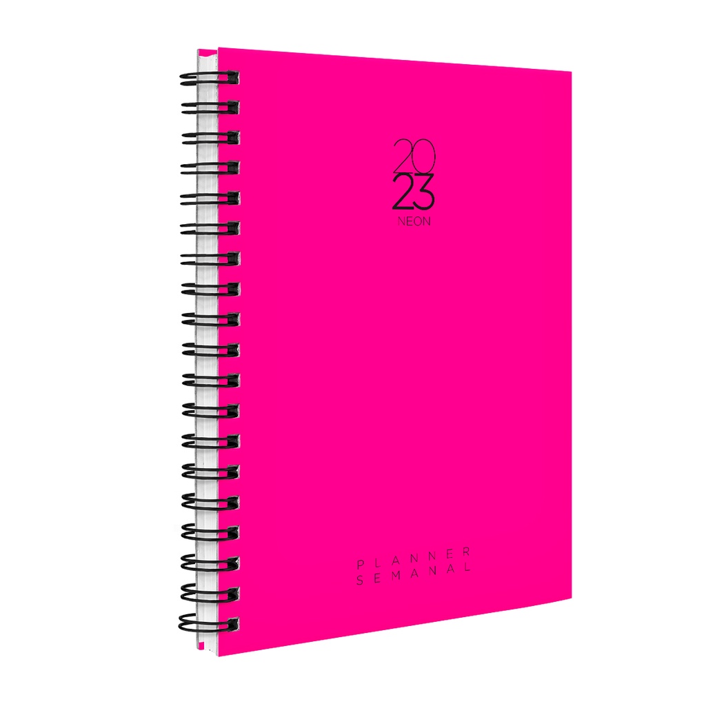 Agenda 2023 Planner Semanal Capa Dura Cores Spot Neon | Shopee Brasil