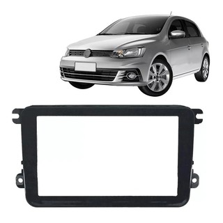 Moldura Central Multimídia Dvd 2din Gol G7 Black Piano Som