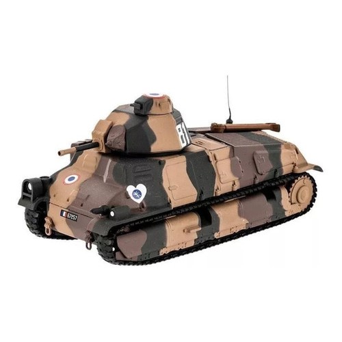 Veículos militares - Segunda Guerra Mundial - Tanque de guerra Somua S-35 Quesnoy (france) - 1940 - Eaglemoss