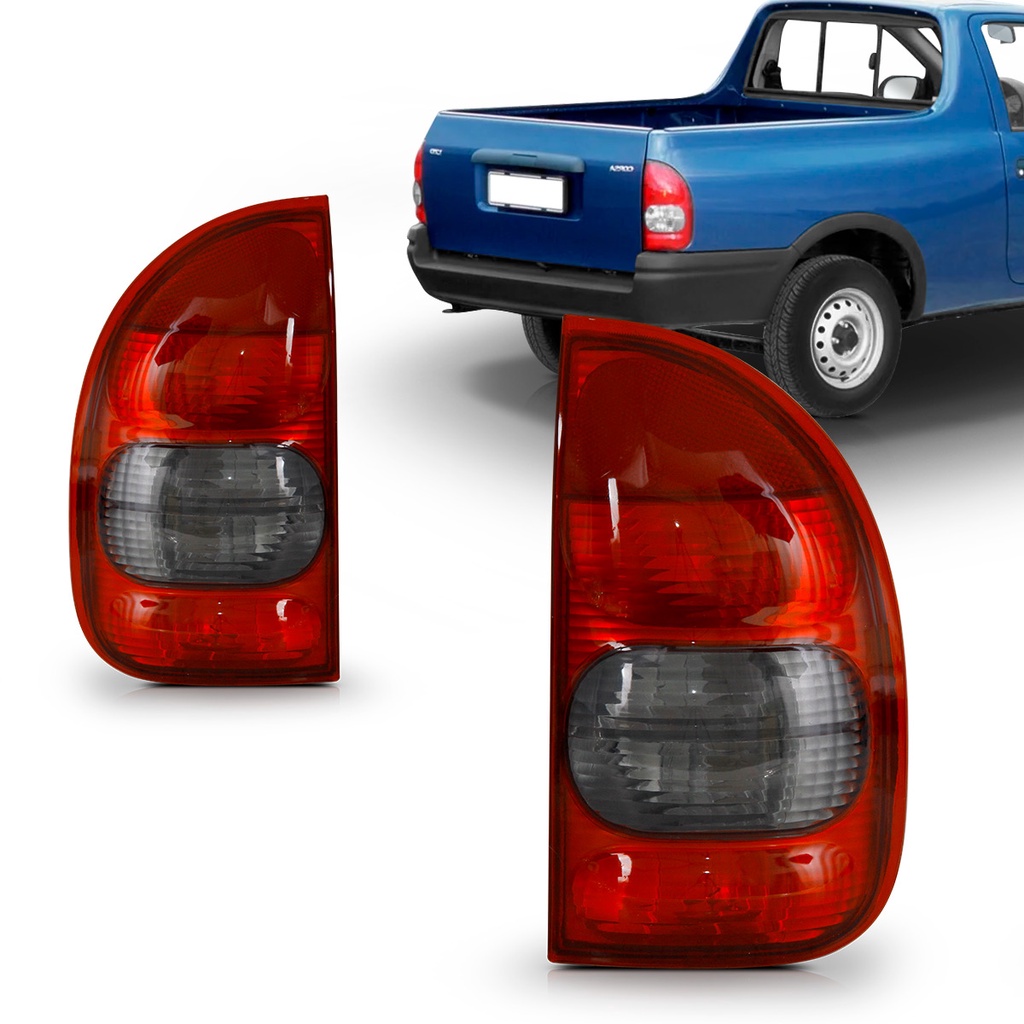 Lanterna Corsa Pick Up 4 Portas 2000 2001 2002 Fumê em Oferta na Shopee