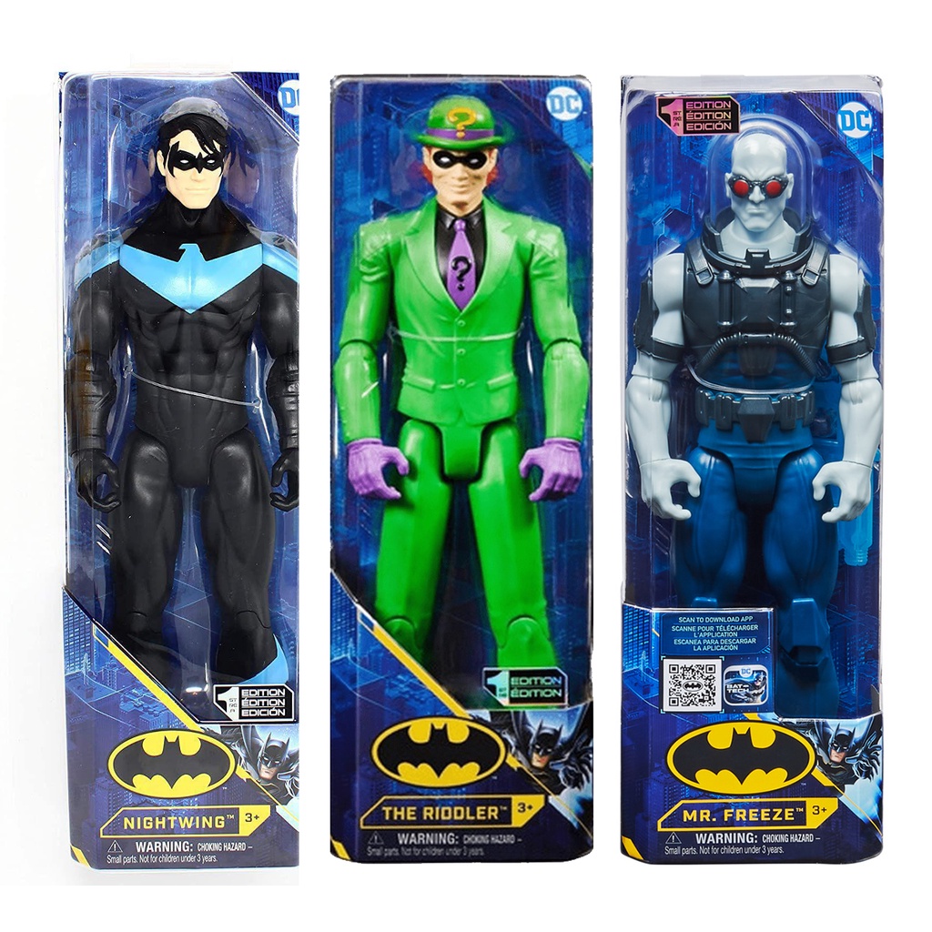 Bonecos Dc Comics Original Universo Batman - Asa Noturna/Charada/ |  Shopee Brasil