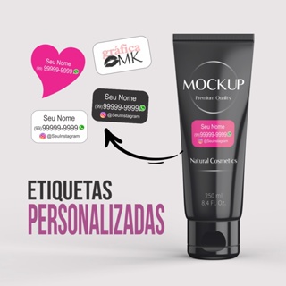 Etiqueta Adesiva Personalizada c/ seu logo ou dados para personalização de produtos em Oferta na Shopee