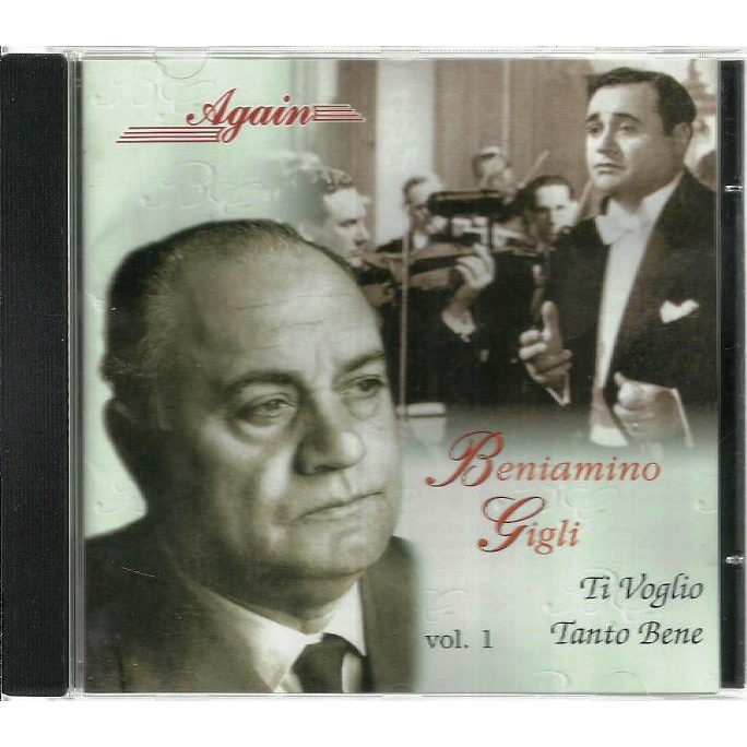 1498 Mcd- Cd Original 1997- Beniamino Gigli- Again- Volume 1- Ti Voglio- Tanto Bene- Tenor