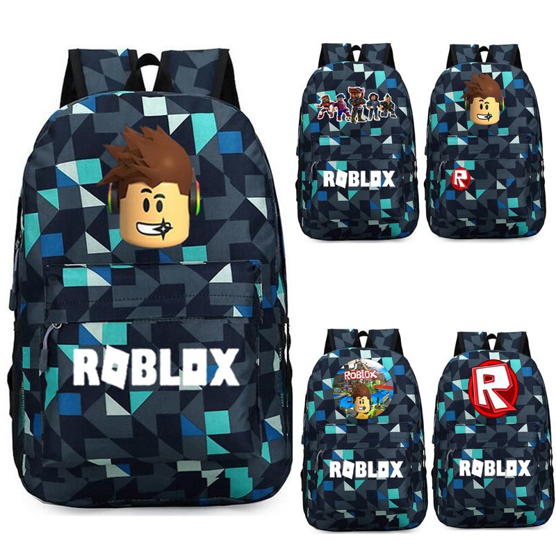 Roblox Mochila Escolar Infantil Para Meninos E Meninas Mochila Escolar Viagem Shopee Brasil - roblox mais backpack