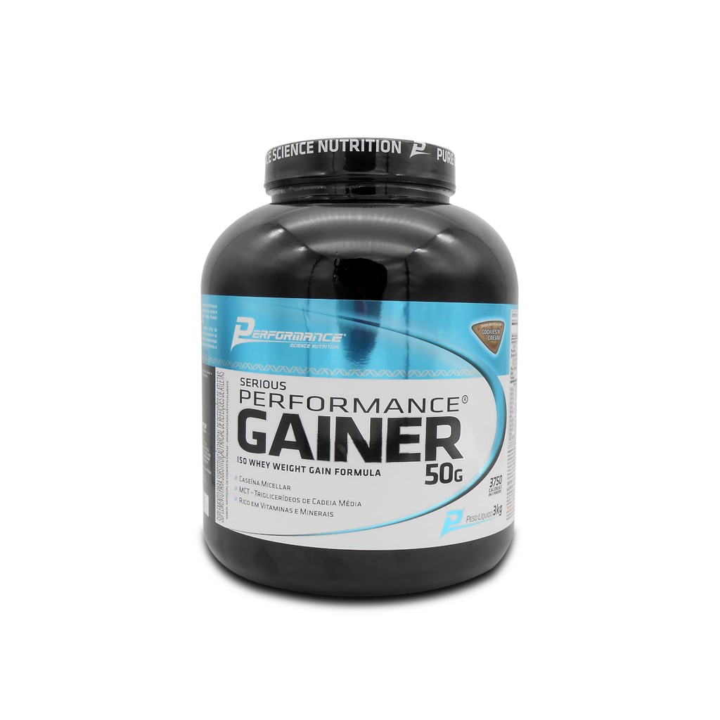 Hipercalórico (Massa) Serious Gainer 50g de Proteína - Performance Nutrition - 3Kg