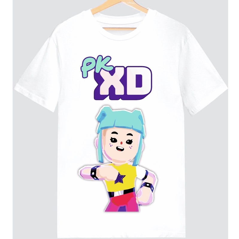 Camisa Camiseta Infantil Pkxd Pk Xd Jogo Game Menina Shopee Brasil