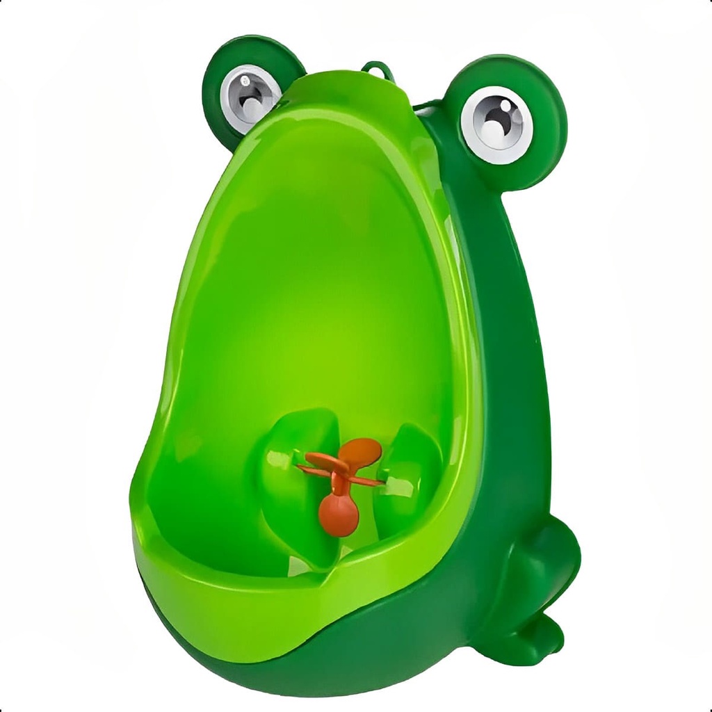 Mictório Infantil Stand Up Leve Prático Resistente Com Recipiente Removível Sapo Verde KaBaby - 22004G