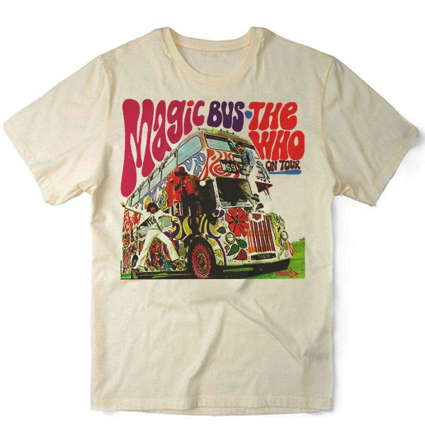 Camiseta Algodao The Who Bandas Rock Banda Onibus Magico Bus Magic Ingles Hard Punk Grunge Nervous