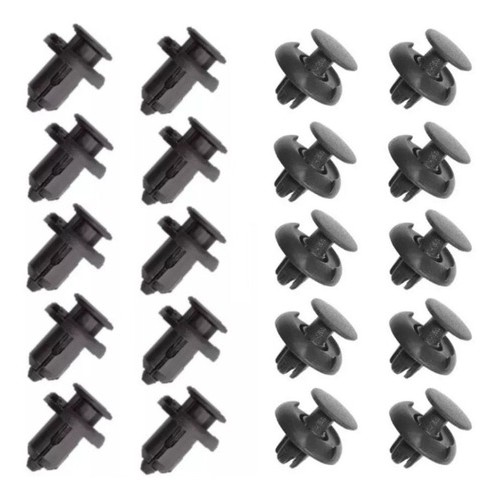 20 Presilhas Para-barro Para-choque Honda Fit City Civic Crv